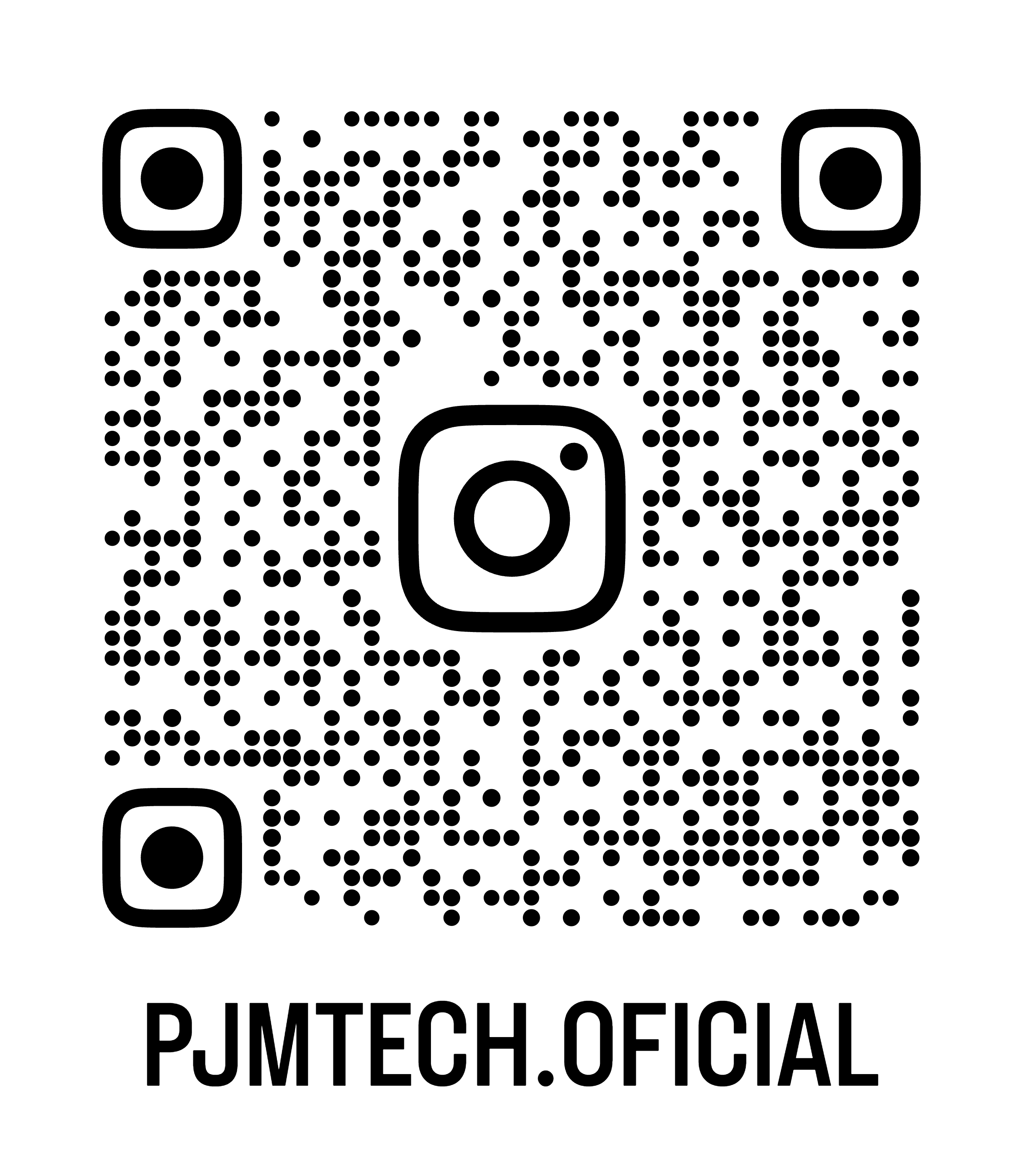 QR code do Instagram @pjmtech.oficial